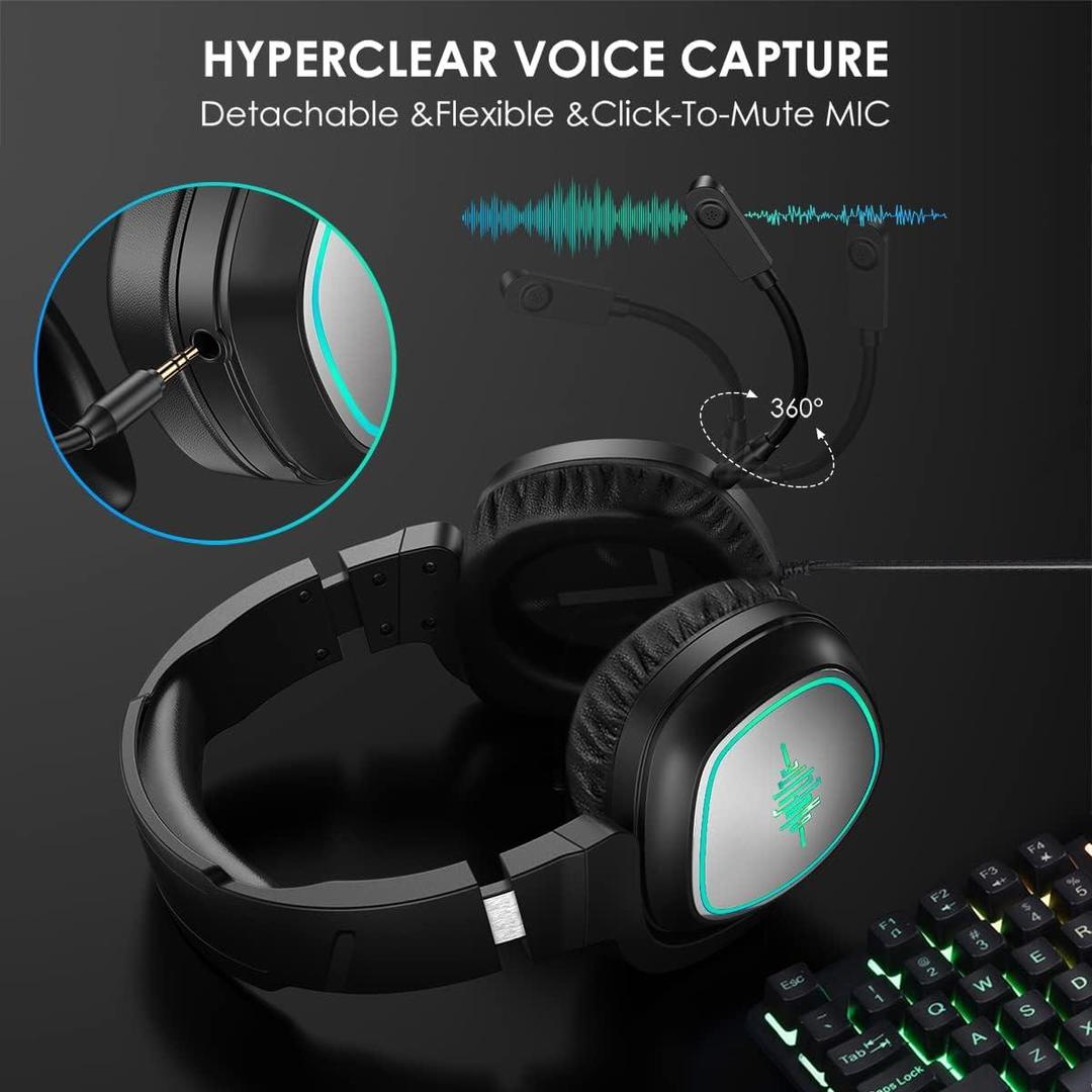 GAMELITE G1P Gaming Headset | Bass Surround Sound | Noise Cancelling Mic | 3.5mm Wired