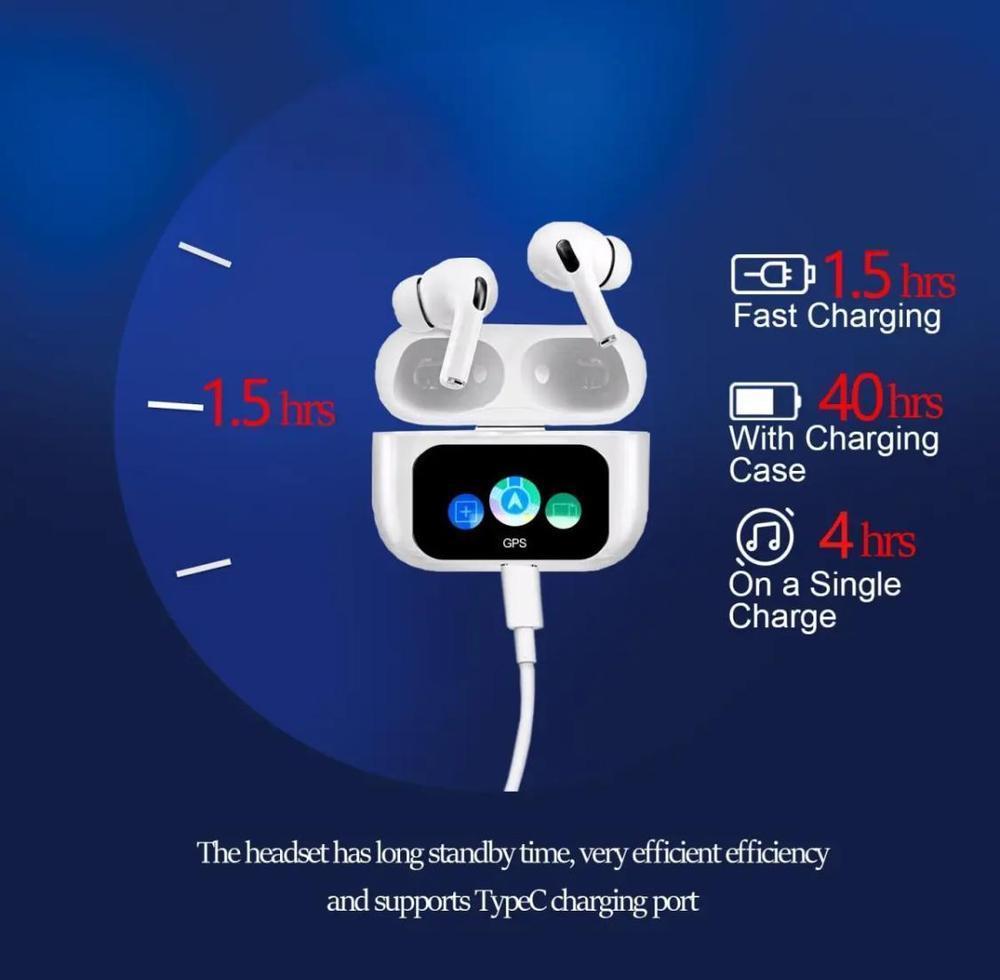 Air pod with display and Touch Screen