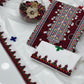 3 Pcs Women's Unstitched Cotton Embroidered Suit