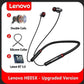 Lenovo HE05x Bluetooth 5.0 Magnetic Neckband Earphones, Mic, 12Hrs